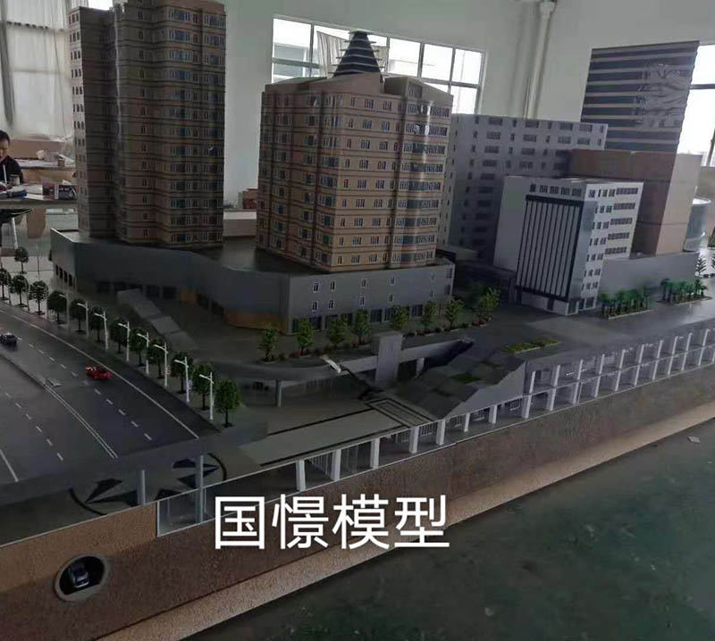 河南蒙古族自治县建筑模型