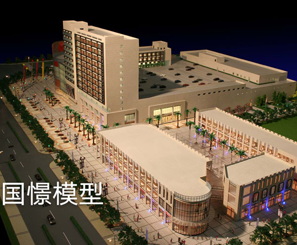 河南蒙古族自治县建筑模型