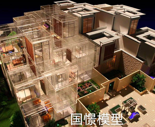 河南蒙古族自治县建筑模型