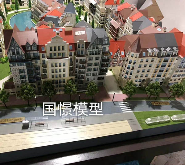 河南蒙古族自治县建筑模型